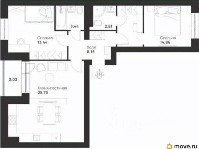 Квартира продажа в Тула, Тульская область