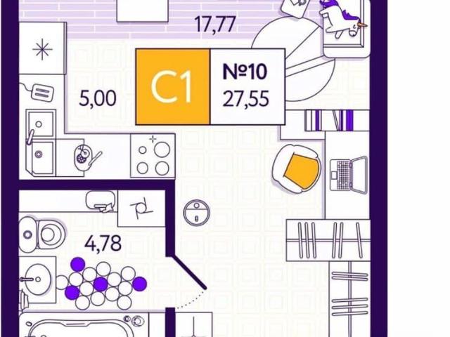 Квартира продажа в Тула, Тульская область