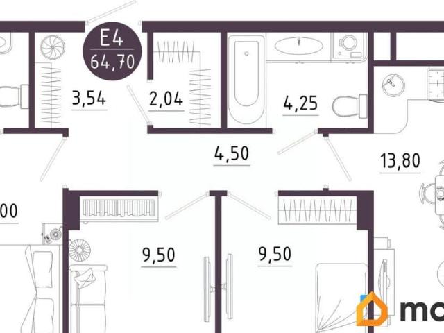 Квартира продажа в Тула, Тульская область