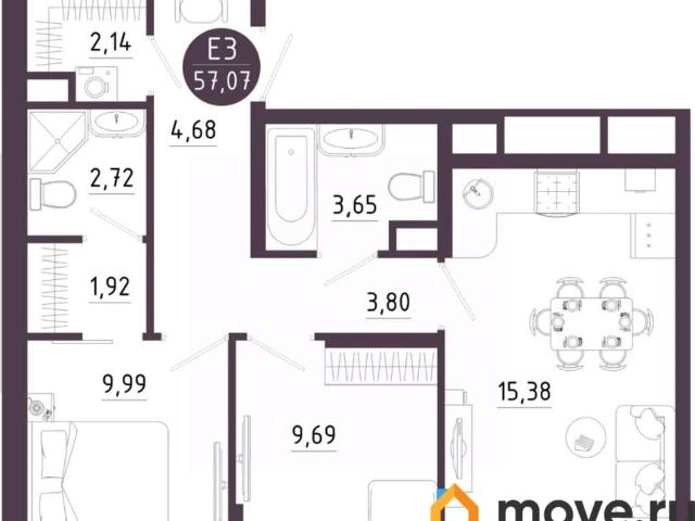 Квартира продажа в Тула, Тульская область