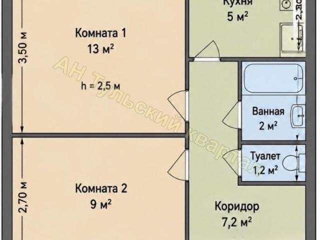 Квартира продажа в Тула, Тульская область