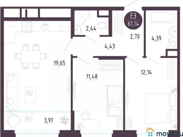Квартира продажа в Тула, Тульская область