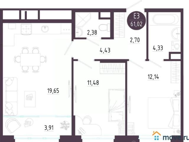 Квартира продажа в Тула, Тульская область