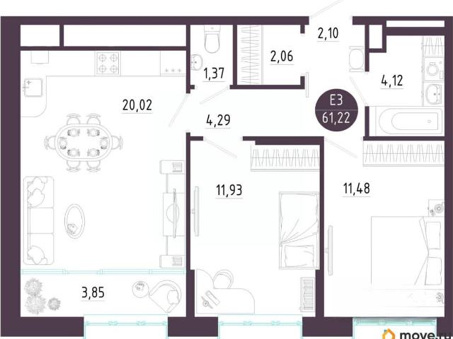 Квартира продажа в Тула, Тульская область