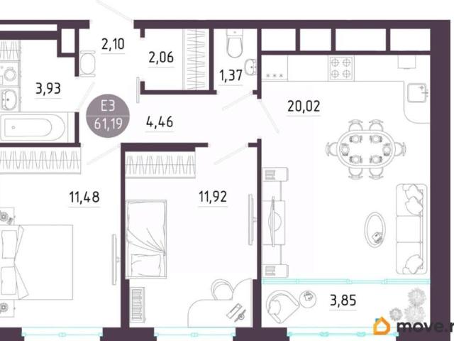 Квартира продажа в Тула, Тульская область