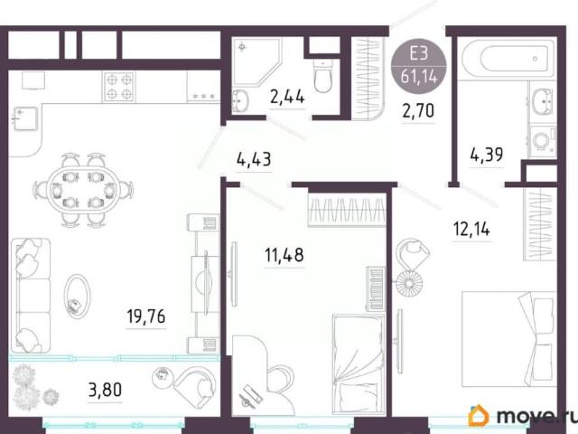 Квартира продажа в Тула, Тульская область