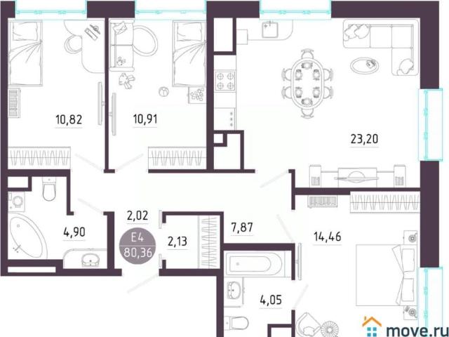 Квартира продажа в Тула, Тульская область