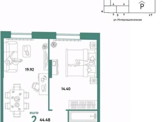 Квартира продажа в Тюмень, Тюменская область