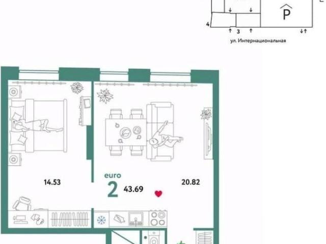 Квартира продажа в Тюмень, Тюменская область
