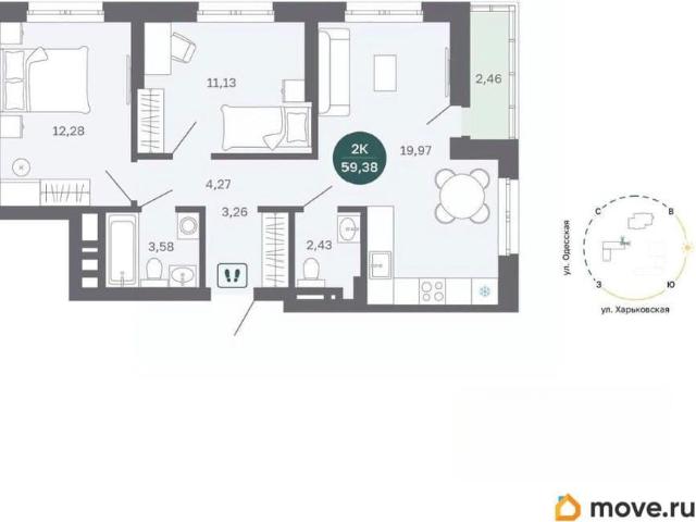 Квартира продажа в Тюмень, Тюменская область