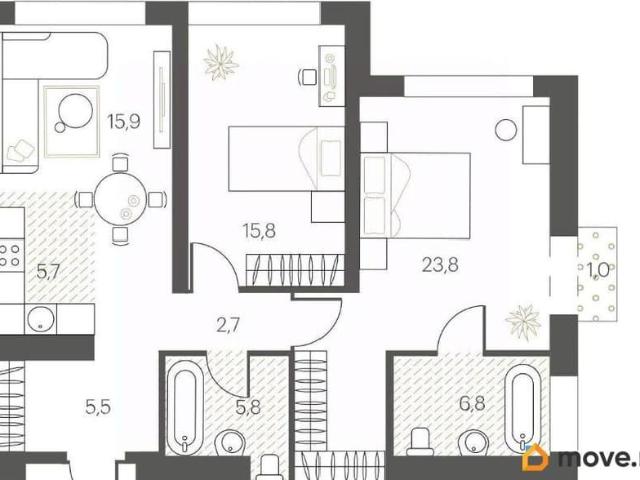 Квартира продажа в Тюмень, Тюменская область