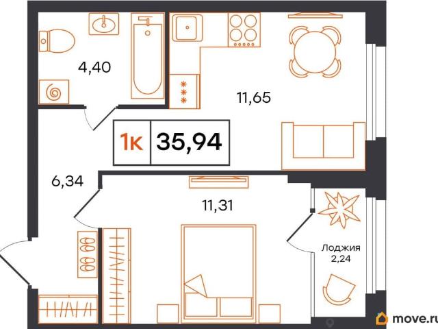 Квартира продажа в Тюмень, Тюменская область