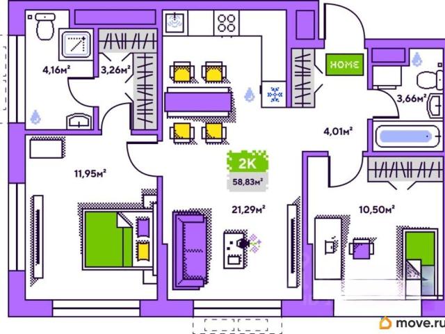 Квартира продажа в Тюмень, Тюменская область