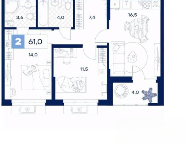 Квартира продажа в Тюмень, Тюменская область
