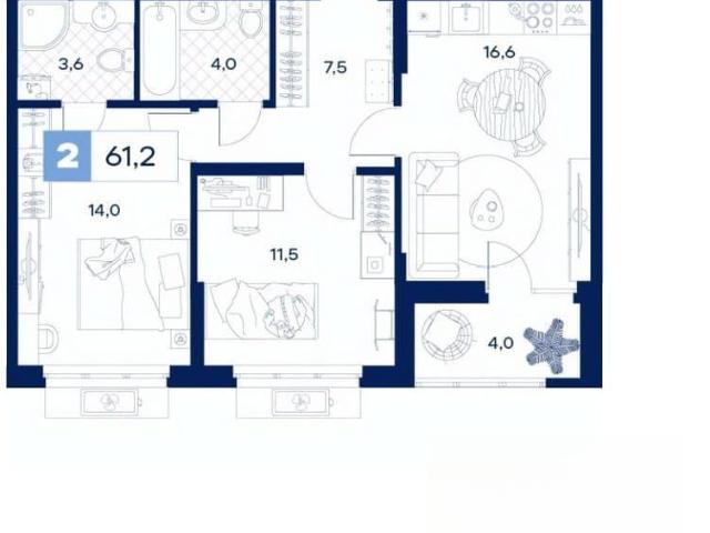 Квартира продажа в Тюмень, Тюменская область
