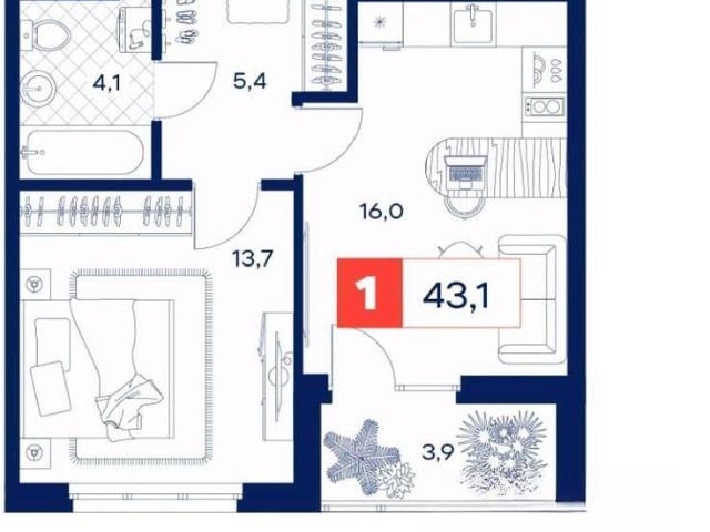 Квартира продажа в Тюмень, Тюменская область