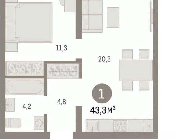 Квартира продажа в Тюмень, Тюменская область