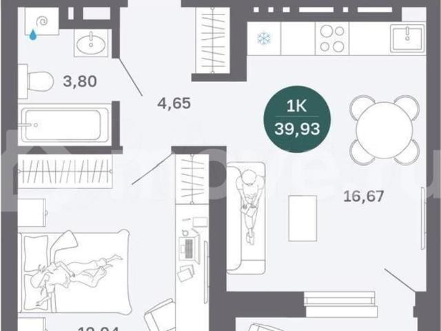 Квартира продажа в Тюмень, Тюменская область