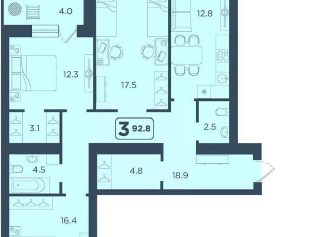 Квартира продажа в Тюмень, Тюменская область