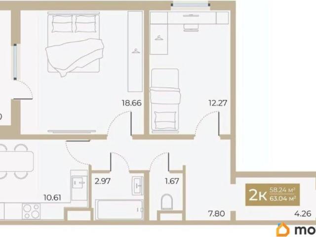 Квартира продажа в Тюмень, Тюменская область