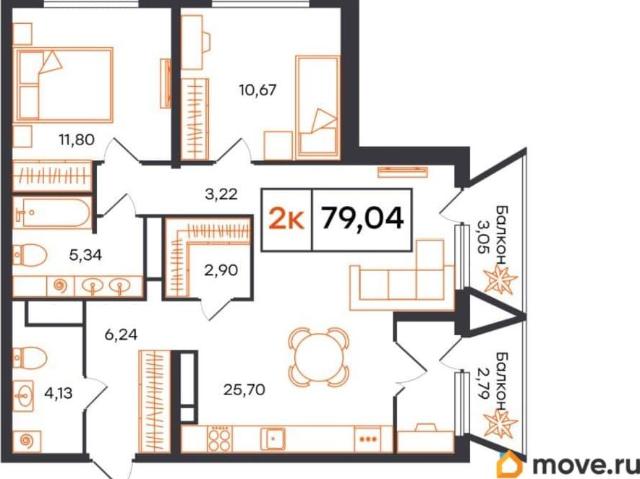 Квартира продажа в Тюмень, Тюменская область