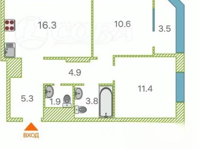 Квартира продажа в Тюмень, Тюменская область