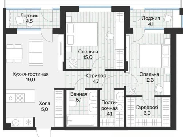 Квартира продажа в Тюмень, Тюменская область