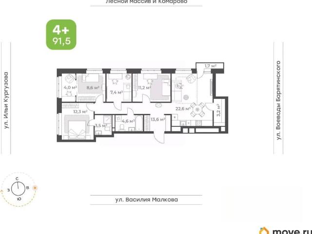 Квартира продажа в Тюмень, Тюменская область