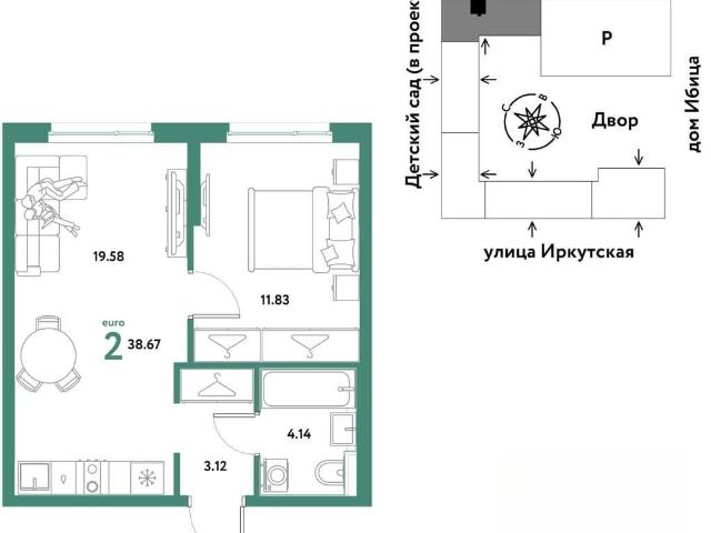 Квартира продажа в Тюмень, Тюменская область