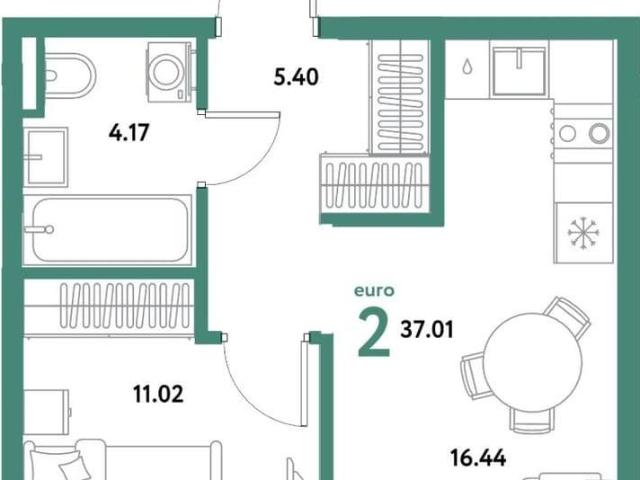 Квартира продажа в Тюмень, Тюменская область