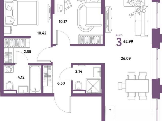 Квартира продажа в Тюмень, Тюменская область