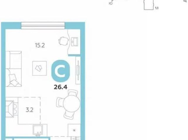 Квартира продажа в Ленинский административный округ, Тюмень
