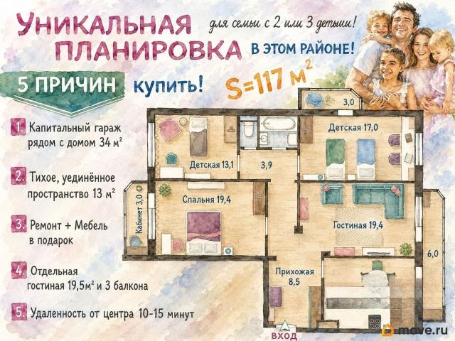 Квартира продажа в Тюмень, Тюменская область