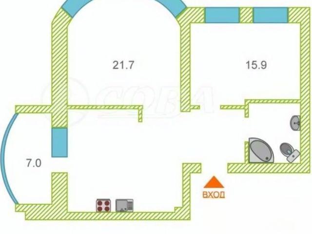 Квартира продажа в Тюмень, Тюменская область