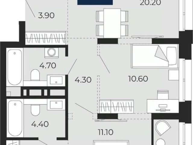Квартира продажа в Тюмень, Тюменская область