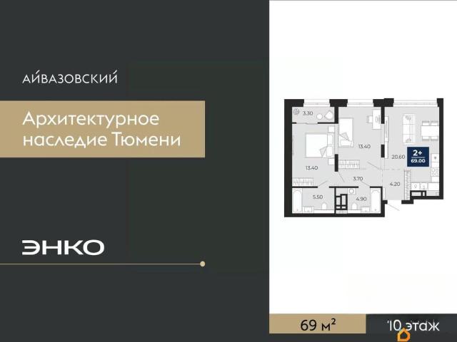 Квартира продажа в Центральный административный округ, Тюмень