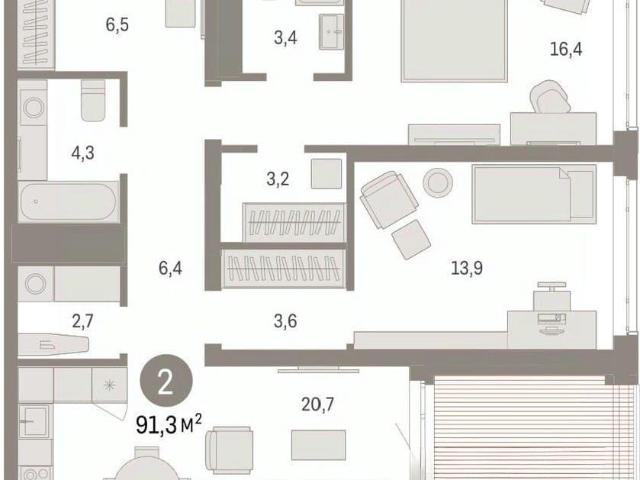 Квартира продажа в Тюмень, Тюменская область