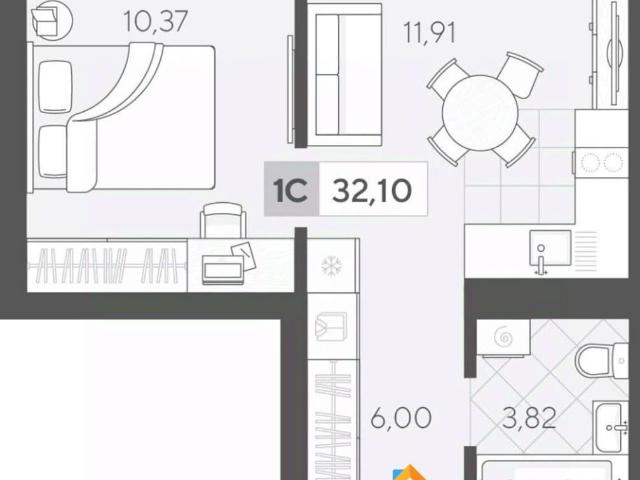 Квартира продажа в Тюмень, Тюменская область