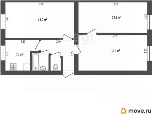 Квартира продажа в Тюмень, Тюменская область