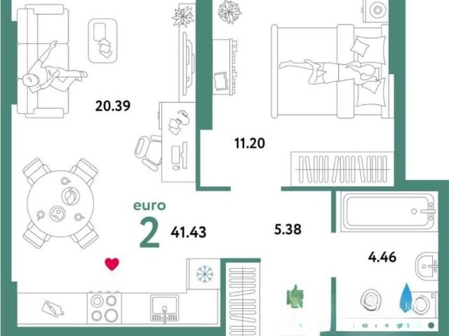 Квартира продажа в Тюмень, Тюменская область