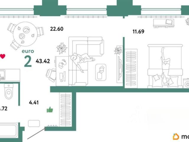 Квартира продажа в Тюмень, Тюменская область
