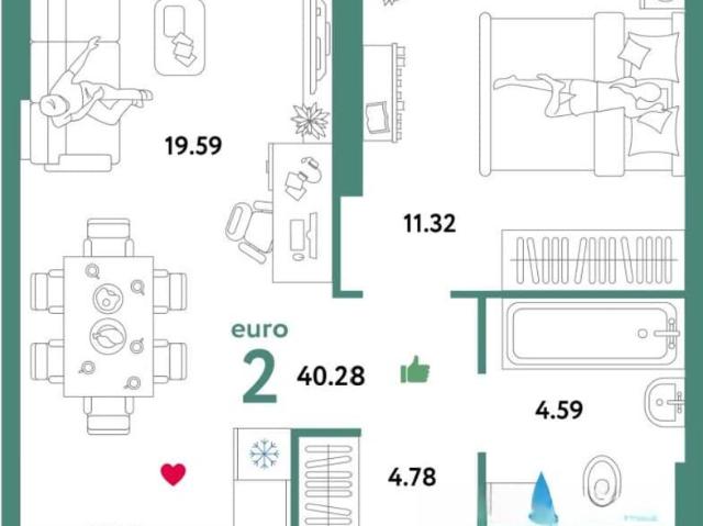 Квартира продажа в Тюмень, Тюменская область