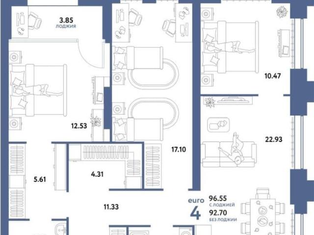 Квартира продажа в Тюмень, Тюменская область