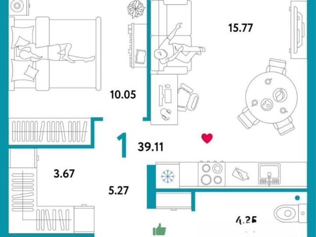Квартира продажа в Тюмень, Тюменская область
