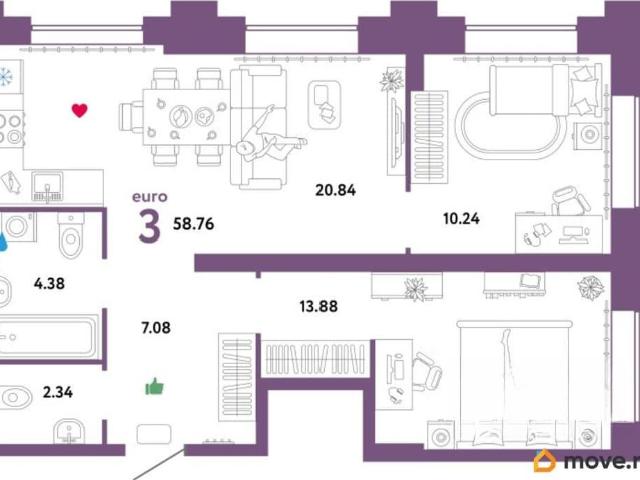 Квартира продажа в Тюмень, Тюменская область