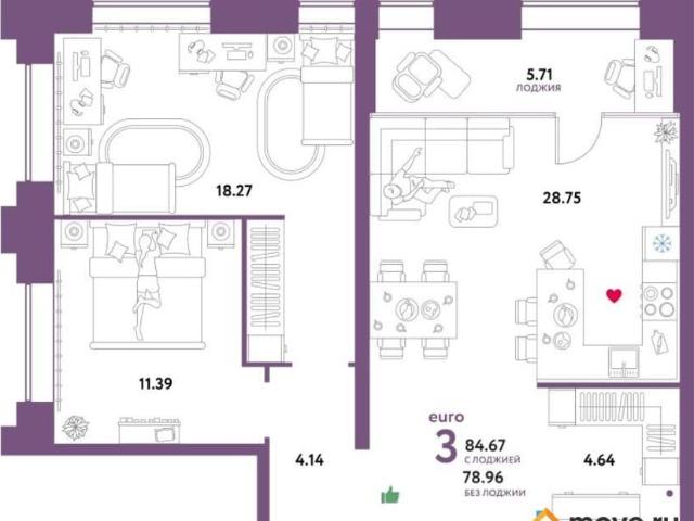 Квартира продажа в Тюмень, Тюменская область
