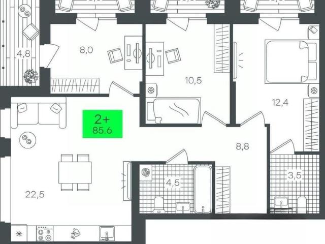 Квартира продажа в Тюмень, Тюменская область