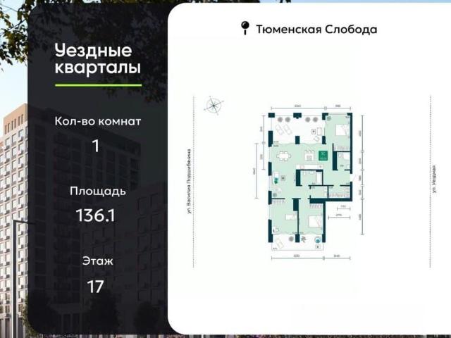 Квартира продажа в Тюмень, Тюменская область