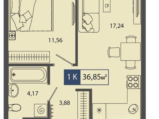 Квартира продажа в Тюмень, Тюменская область