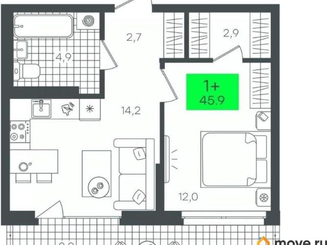 Квартира продажа в Тюмень, Тюменская область
